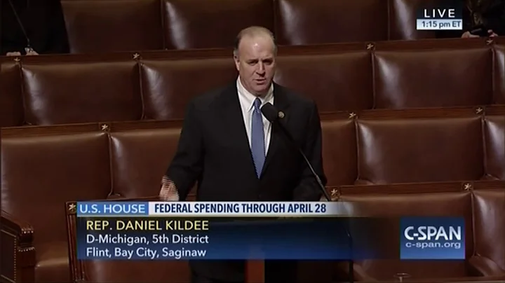 Congressman Kildee urges Colleagues to Support Budget with Flint Aid