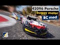 LEGO Technic 42096 Porsche 911 RSR buggy motor RC mod with BuWizz