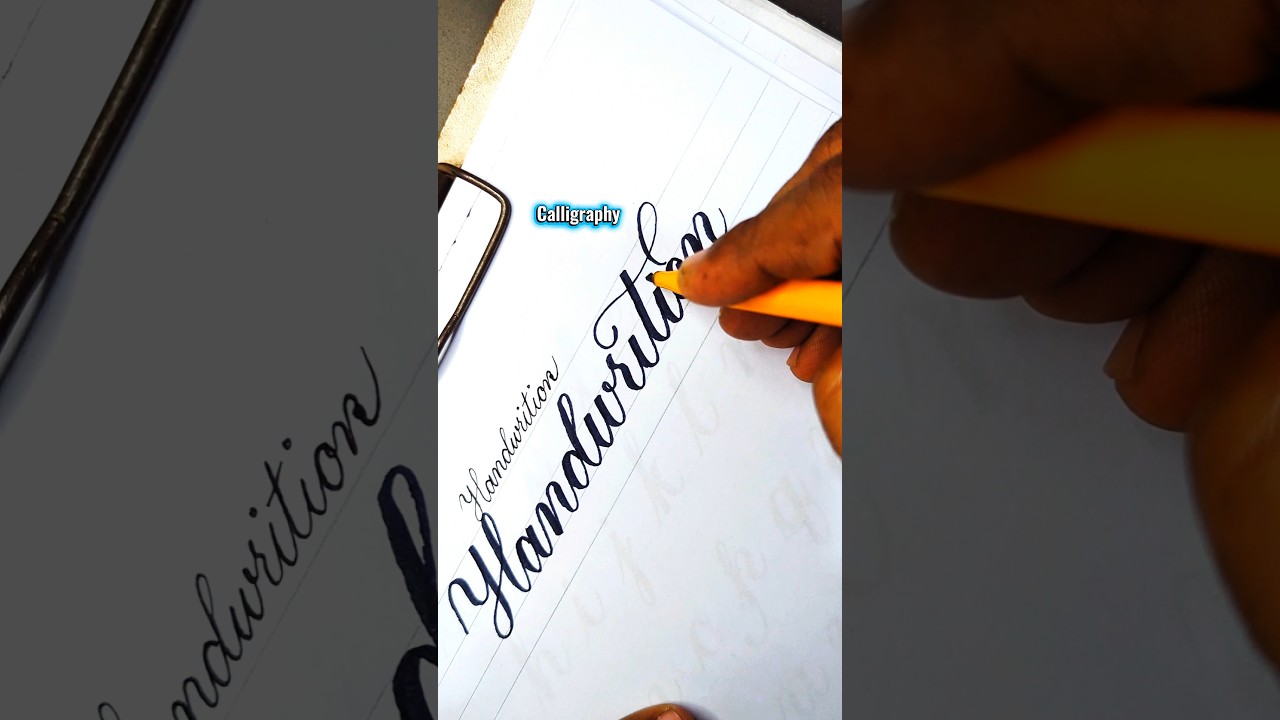 Cursive Vs Calligraphy 01 #calligraphy #shortsfeed #calligraphyfonts #cursive #shorts #abcd