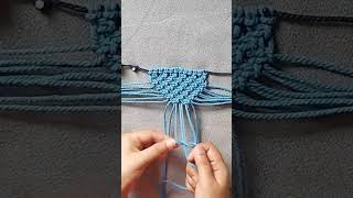Macrame Bunting | DIY Boho Banner | #shorts #wallhanging #bunting #ytshorts #viral #nurserydecor