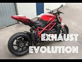 Streetfighter exhaust evolution