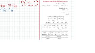 تمرين رائع يشرح علاقة كيرشوف بتغير الحالة الفيزيائية بكالوريا