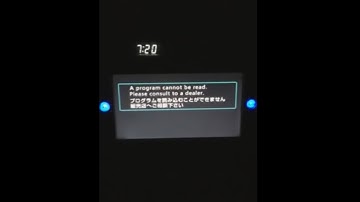 Alpine SNS200 problem on Scion TC. The program cannot be re