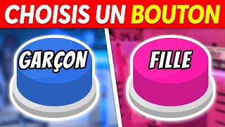 Choisis un BOUTON...! 😱 FILLE ou GARÇON ? 🔵🔴