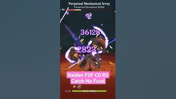 F2P NO FOOD SHOWCASE DAMAGE RAIDEN C0 R5 THE CATCH !!!