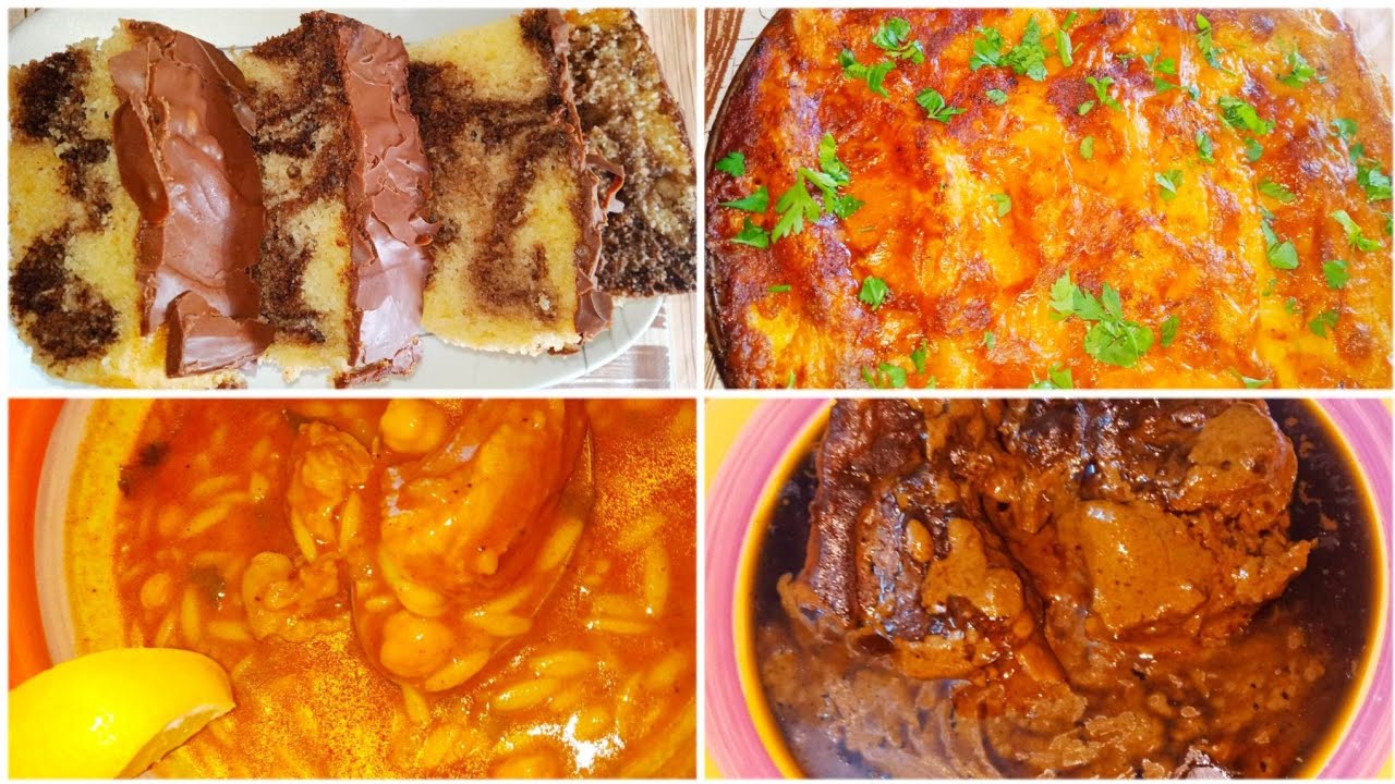 دبارة رمضان🌜 ليلة النصف:كايكة يومية،شربة بالعلوش،كنالوني مشخشخة،ملوخية العادة و العوايد بالعلوش