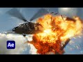 Helicopter explosion vfx tutorial  assets promo