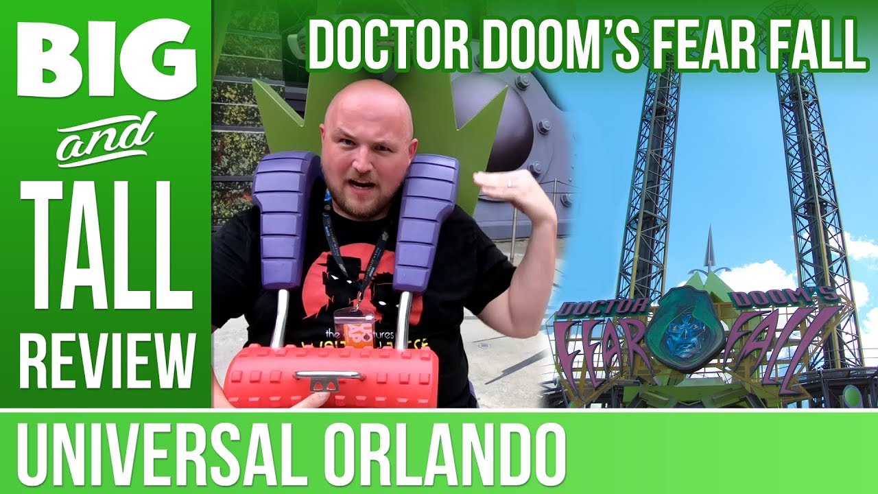 Big and Tall: Dr. Doom's Fear Fall - Very hard for a tall person! - YouTube