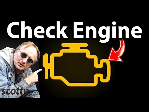 Fixing An Old Car With The Check Engine Light On