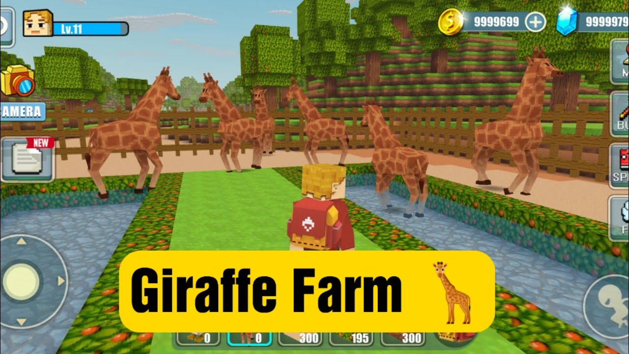 Giraffe Farm 🦒 - World Building Craft