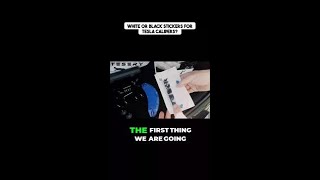 🤍🖤 White or Black Stickers for Tesla Calipers?