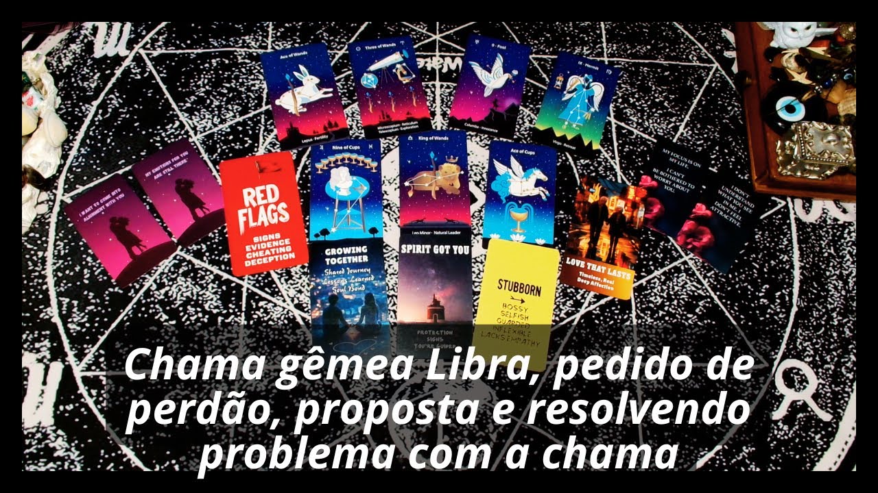Chama gêmea Libra, pedido de perdão, proposta e resolvendo problema com a chama