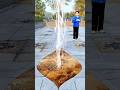 Special Effects The rolling Yellow River water suddenly appeared underground in the park sksi