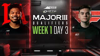 Call of Duty League Major III Qualifiers Week 1 | Day 3