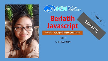 Tugas Sagusanov Coding: Belajar Java Script tentang looping for dengan aplikasi brackets