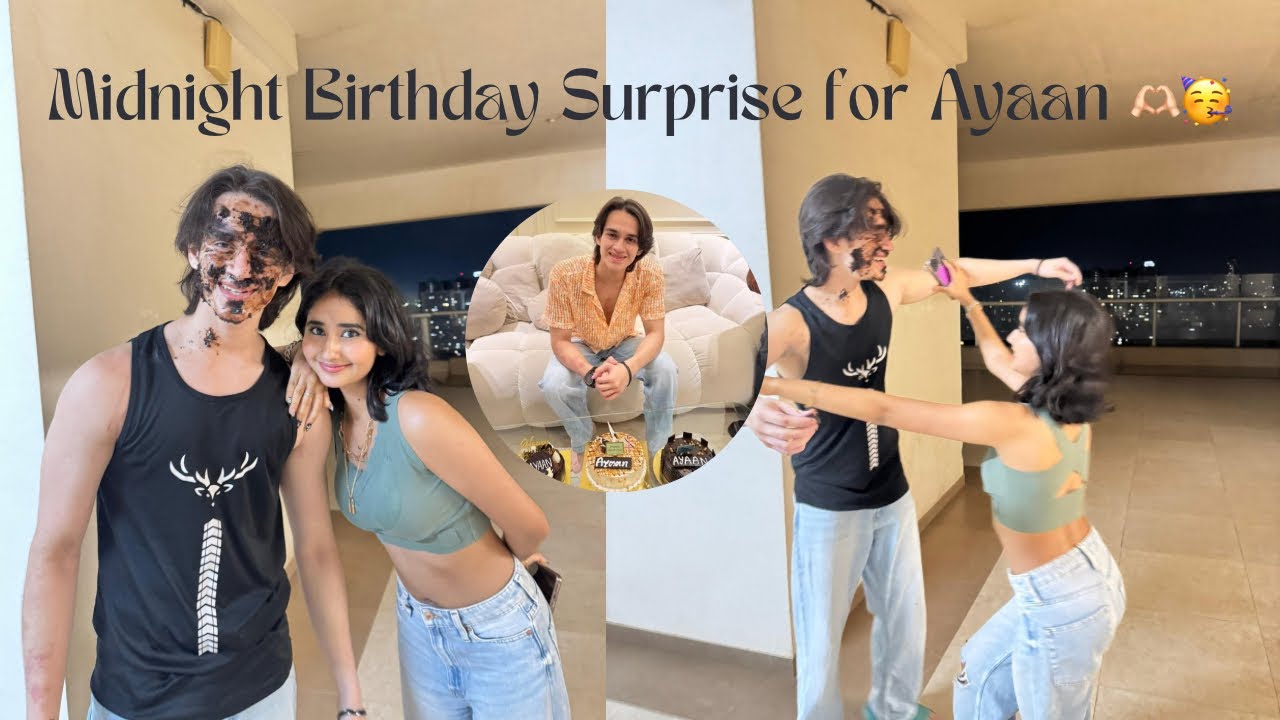 Midnight Birthday Surprise for Ayaan 🫶🏻🥳 I VLOG I Chahat Tewani