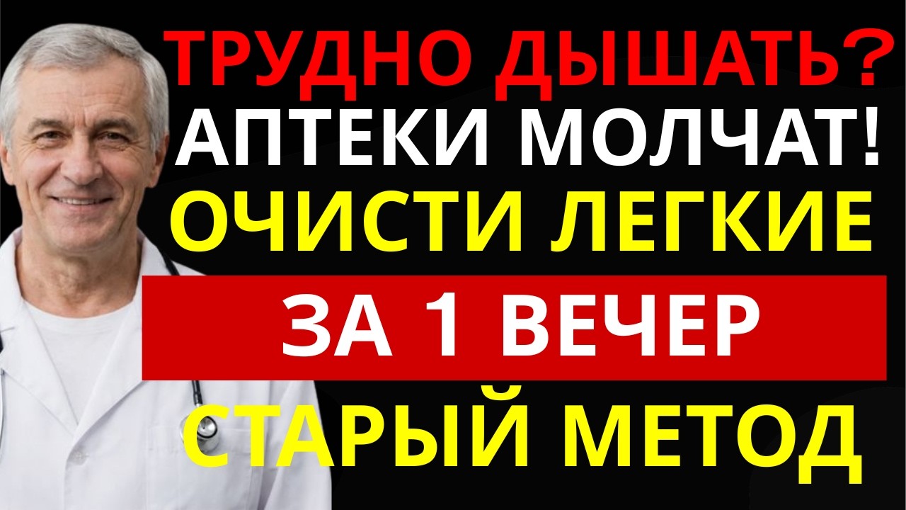 Задыхаетесь? Старый метод очищения лёгких от слизи, который скрывают аптеки | Здоровье 60+