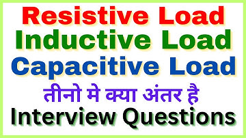 Resistive, Inductive & Capacitive Load full explanation | Types of Electrical Load |