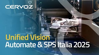 CERVOZ at Automate & SPS Italia 2025 | Two Shows One Vision