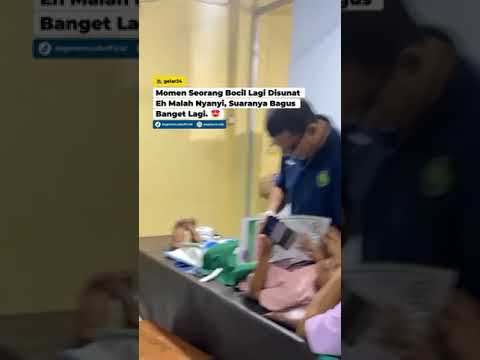 Video viral Disunat nangis❌ Disunat Nyanyi✅ #sunat #bocil #viral #viralindonesia #musik #rjfmusic