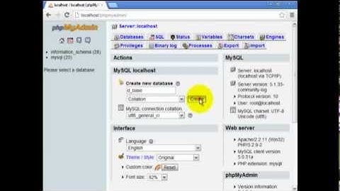 02 PHP MySQL - Simple CRUD - Create Database