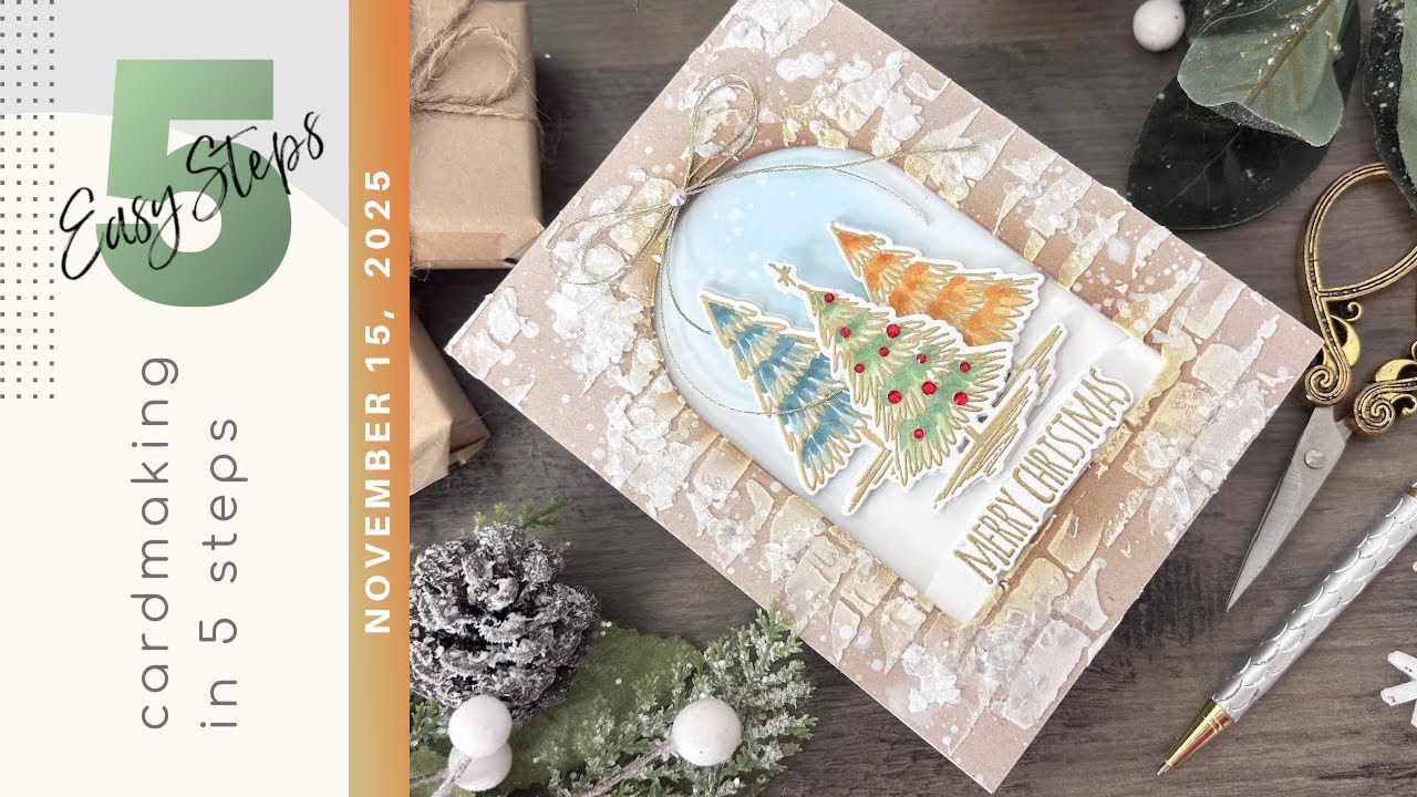 Tim Holtz Scribbly Christmas Stamps with Simon Says Stamp Dies Bundle