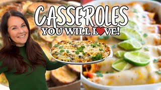 3 MUSTTRY CASSEROLES!!  | DELICIOUS Casseroles without canned soup