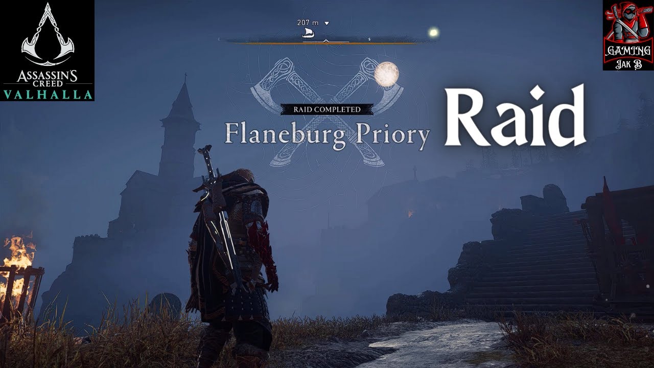 Flaneburg Priory Raid | Eurvicscire | Full Loot | AC Valhalla | Jak B Gaming |||