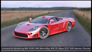 Automobile Rendering with HDRI