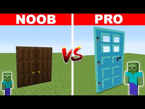 NOOB VS PRO DEV KAPI YAPMAK ? - Minecraft