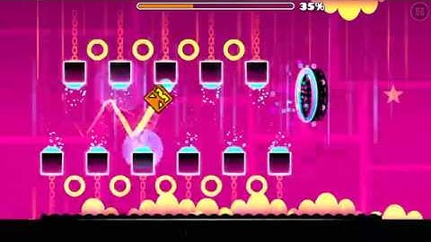 Geometry Dash walkthrough levels 1-21 [All coins]