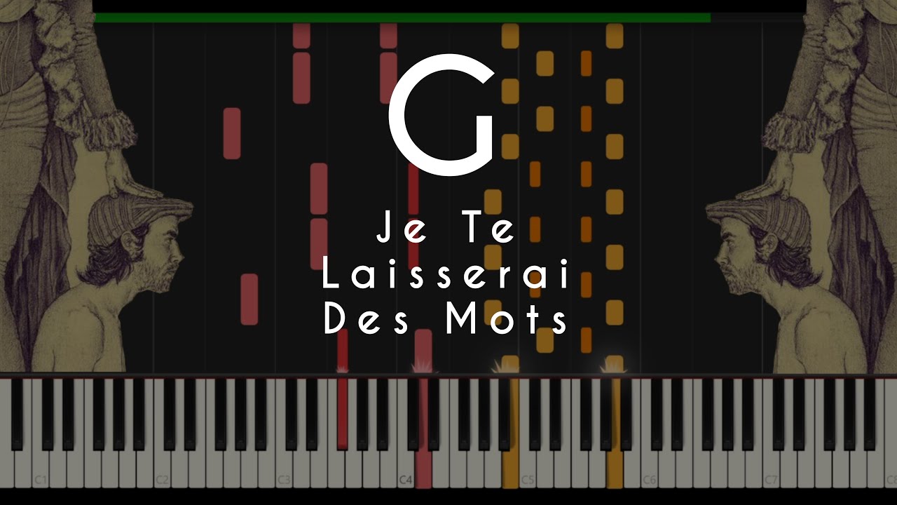 Je Te Laisserai Des Mots - Patrick Watson (Piano Tutorial) +SHEETS