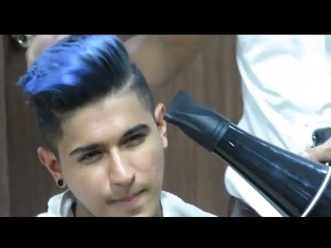 Blonde To Hot Purple Hair Colour 2019 Men Hairstyle India Crazy