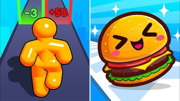 Food Run 🆚 Tall Man Run New Levels 2025 Android IOS Gameplay HK1N