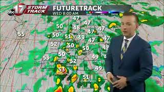 Tracking rain and a warmer air mass for the week ahead