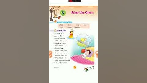 Class - 2 - English reader- chapter-5 ( Being Like Others)Part-1 Taught by asha ma