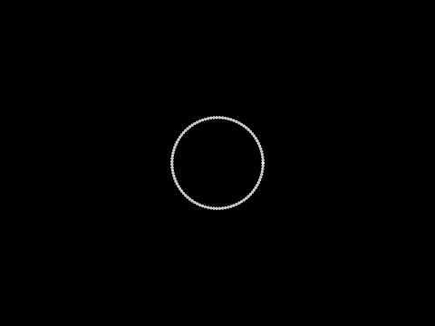 Exploding circle using manim