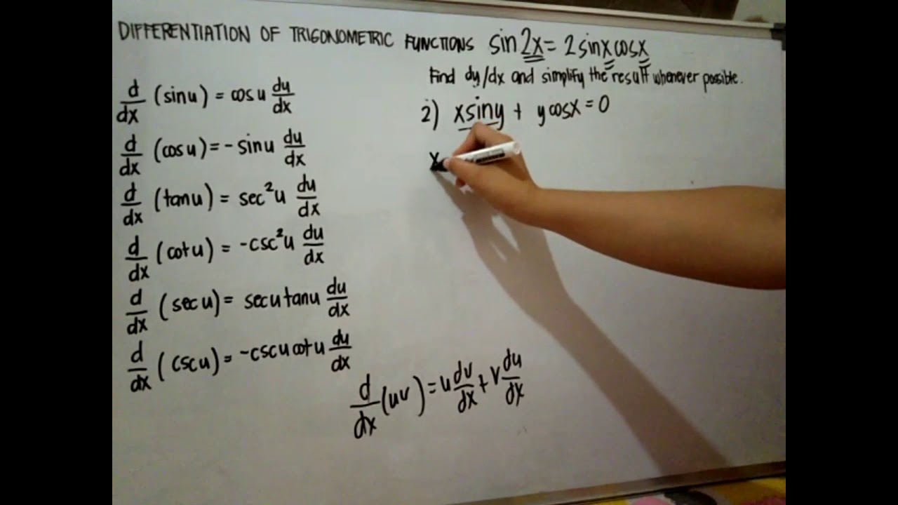 Differentiation of Trigonometric Functions - YouTube
