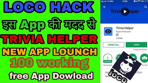 FREE DOWLOAD TRIVIA HELPER WITH LOCO HACK