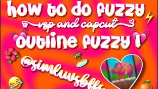 ╰┈➤how to do fuzzy outline *vsp* 😧💓🧜‍♀️. //@simloveuuuuu