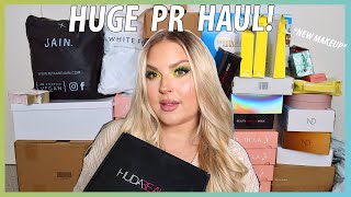 PR Haul & Unboxing!  NEW MAKEUP & giveaway