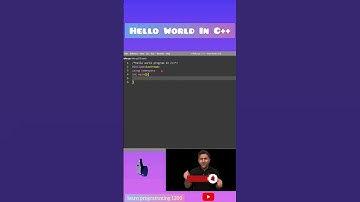 Hello World Program | C++ Programming Tutorial | #shorts #coding #programming
