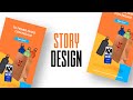 Diseño de story para Instagram en Photoshop