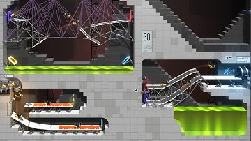 Bridge Constructor Portal level 30