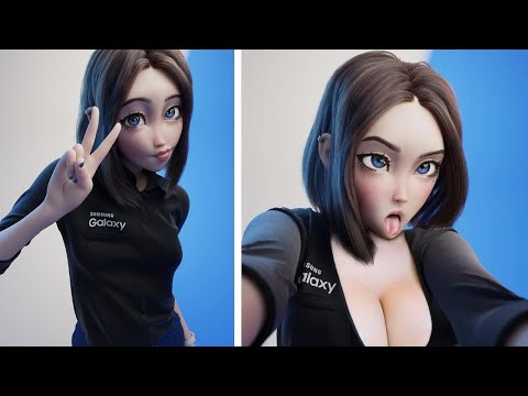The New Samsung Virtual Assistant Girl Sam Got Everyone Crazy Girl Streamers Videos And Highlights