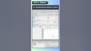 SCL programming in Tia portal #shorts