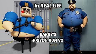 BARRY'S PRISON RUN V2 IN REAL LIFE  Huge Update Roblox  All BOSSES Battle FULL GAME PLAY! #roblox