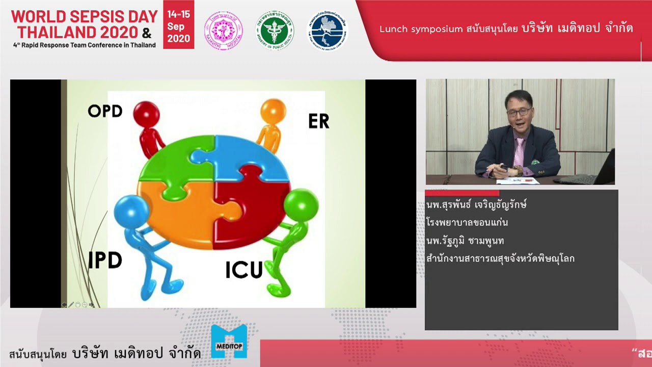 Lunch symposium โดย บริษัท เมดิทอป จำกัดUnderstanding Lactate in sepsis \u0026 using it to our advantage