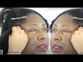OVER 50 MAKEUP 💄  BOX BRAIDS AND MAKEUP FOR BLACK WOMEN| HER REACTION 🙈