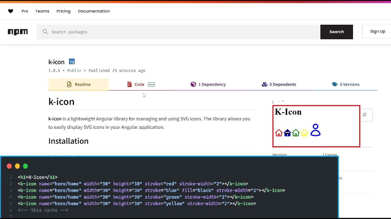 Simplify SVG Icons in Angular with k-icon: Lightweight and Flexible